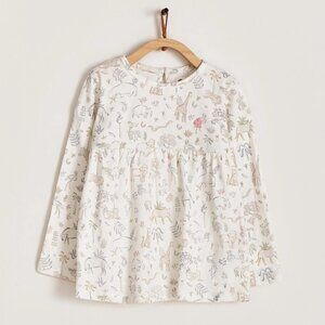 Babycottons Girls Jenny Flame Safari Shirt